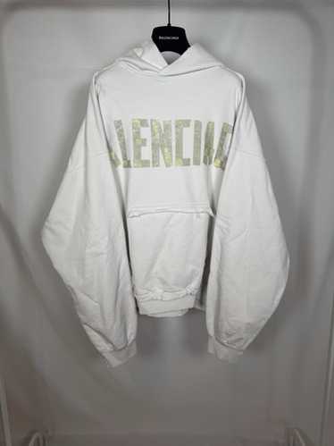 【24SS】BALENCIAGA Tape Type ロゴ コットン フーディ 24SS】BALENCIAGA Tape Type ロゴ コットン フーディ