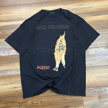 BAD RELIGION SUFFER 1989ツアーTシャツL Vintage 90s Bad Religion Suffer Album Tour Punk Rock T-Shirt