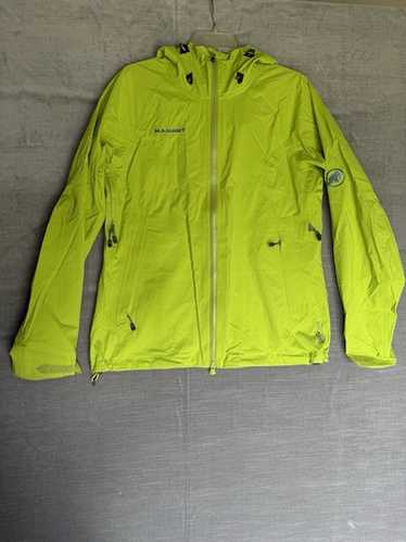 Mammut Dry Tech Premium Gray Waterproof Rain Parka Jacket