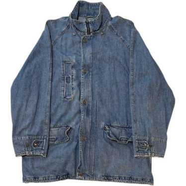 Vintage GAP Denim Jean Jacket 90s Distressed Grunge Fashion