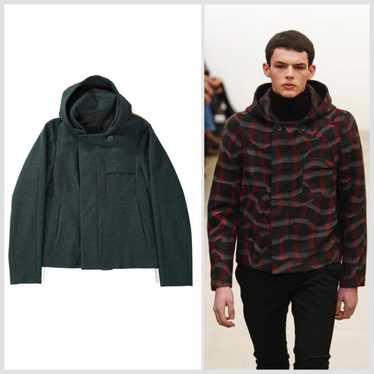 Jil Sander by Raf Simons 00s Zip-Front Shirt Jacket - Size S