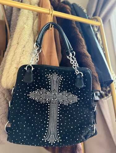 unknown エナメル　studded handbag y2k 平成 Y2K Kathy van zeeland brown studded bag brand new | Depop