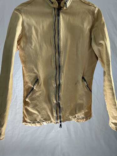 ジャケット・アウター Giorgio Brato leather jacket archive GIORGIO BRATO ARCHIVE BLACK LAMB LEATHER JACKET - ARCHIVESTOCK
