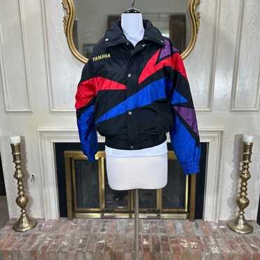 old “TEAM YAMAHA” nylon racing jacket 青白 Vintage Team Yamaha Racing Jacket - Etsy