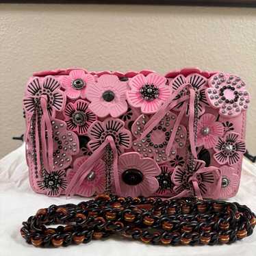 バッグ Coach Fringe Flower Applique Pink Bag Coach Fringe Flower Applique Pink Bag | eBay