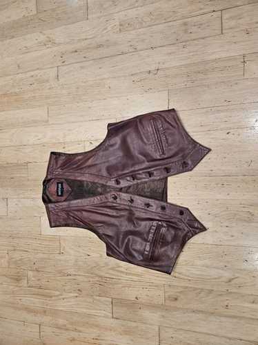 Prada vintage leather vest - Gem