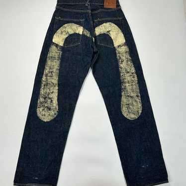 【美品】EVISU ジーンズ 2001 no.2 34×35 Evisu Men's Denim Pants Straight Fit 34-35 Excellent Used