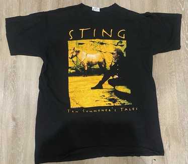 STING Ten Summoner's Tales ツアーTシャツ Vintage 1993 Sting Ten Summoner's Tale World Tour T Shirt