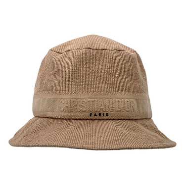 Christian Dior 帽子（その他） ベージュx紺 4202225E0020 Dior Oblique D-Player Cap Brown Cotton Jacquard | DIOR