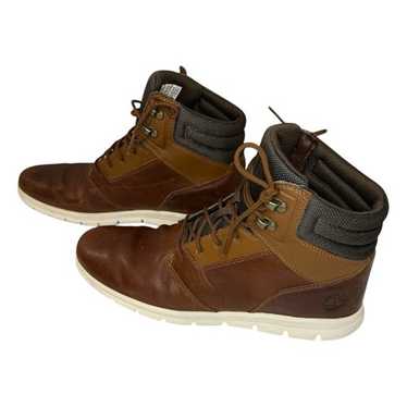 TAKATO 　Timberland HOVERLITE Timberland Hoverlite Brown Tan Leather Boots Men's Size 11