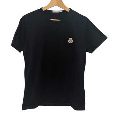 【関税込み】Moncler ネイビー Maglia Tシャツ MONCLER モンクレール MAGLIA T-SHIRT マグリア 胸ロゴ ワッペン