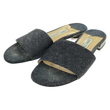 VIP SALE!【JIMMY CHOO】JONI FLAT♪デニム♪フラットサンダル♪ VIP SALE!【JIMMY CHOO】JONI FLAT♪デニム♪フラットサンダル