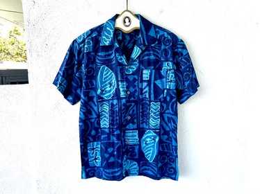60s Vintage HAWAII製 malihini アロハシャツ M 魚 60s Vintage HAWAII製 malihini アロハシャツ M 魚