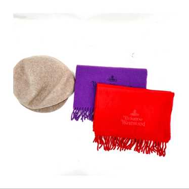 【VIVIENNE WESTWOOD】Logo Embroidered Cotton Cap Burgundy burgundy-embroidered-cap.jpg