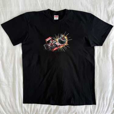Supreme FW17 Crash Tee 黒 (Supremeステッカー付き) Supreme Crash Tee (FW17) - $34