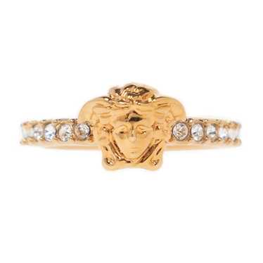 【関税＆送料込み】Versace La Medusa Crystal Ring Versace Medusa Greca Strass Chain Ring | Neiman Marcus