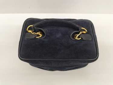 Gucci Black Suede Vanity Bag / グッチ バニティ Gucci horsebit vanity bag - Gem