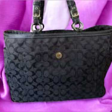 Coach optic black tote - Gem