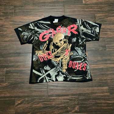 未使用新品　Guns & Roses Dust N 'Bones Tシャツ Guns N' Roses Dust N' Bones - AOP all over print New Vintage