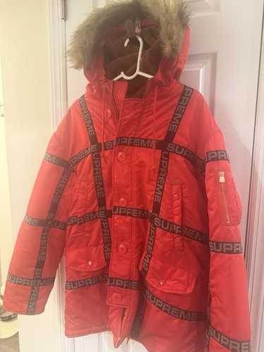 Supreme Logo Tape N-3B Parka (FW18) - $378