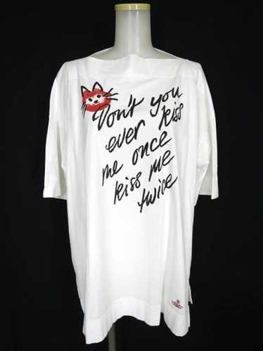 Vivienne Westwood Kiss Me Kitty Floral Shirt Oversized