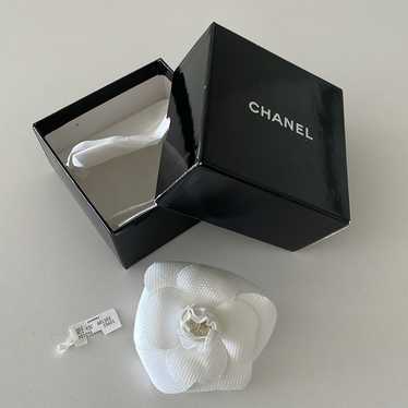 CHANEL ヴィンテージカメリア CHANEL - 美品 シャネル カメリア ココマーク ロゴ ゴールド金具