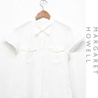 2023SS ✨MARGARET HOWELL SHIRTING LINEN M Margaret howell linen shirts - Gem
