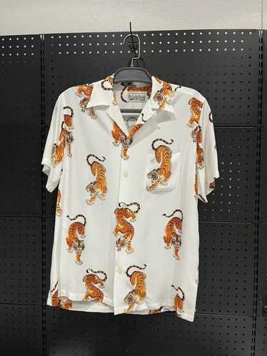 トップス WACKO MARIA Edgy Tiger Graphic Aloha L Wacko maria tiger aloha - Gem