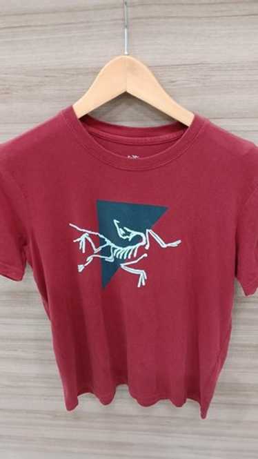 Arc'teryx Vintage Arcteryx Red Skeletal Logo T-Shirt | Grailed