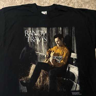 【RANDY TRAVIS】90s USA製 歌手 アメリカ レトロトレーナー RANDY TRAVIS】90s USA製 歌手 アメリカ レトロトレーナー