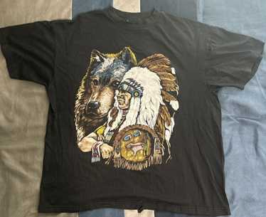 【希少】AMERICAN THUNDER TIGERS Tシャツ Vintage 90s American Thunder Tiger Roar Lightning Animal T