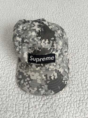 FW12 Supreme Tree Camo Camp Cap White Hat Red Box Logo