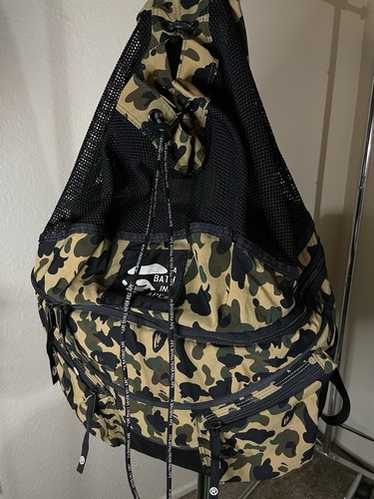 【A・BATHING APE】leopard camo bag 90s 初期 A・BATHING APE】leopard camo bag 90s 初期 旅行用品