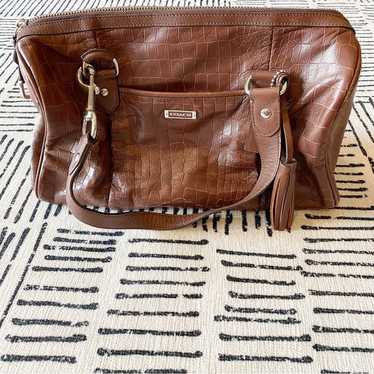 Coach crocodile embossed leather - Gem