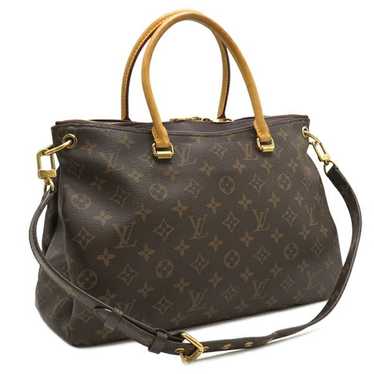 【Louis Vuitton】Pallas monogram dune 2 way bag【ランク:Ａ】 LOUIS VUITTON Pallas Monogram Canvas 2Way Shoulder Bag Brown