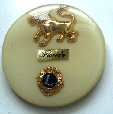 昭和 レトロ Lions Clubs International アンティーク Vintage LIONS CLUB INTERNATIONAL 30” Round Double Sided Sign