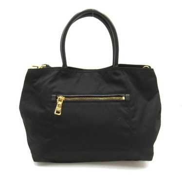 Prada Nylon 2way Tote Bag Black - Gem