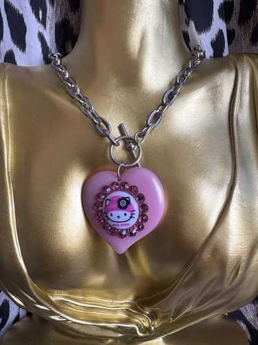 TARINA TARANTINO Hello Kitty pink head necklace Japan - Gem