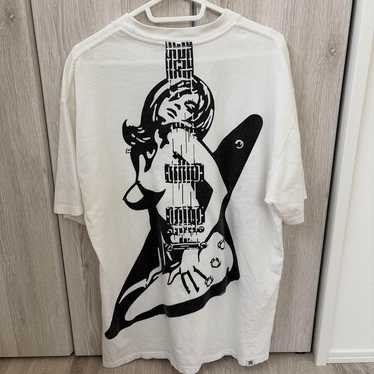 Hysteric Glamour Guitar Girl Sleeve Logo Long Sleeve Tee