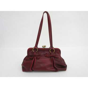 Miu Miu Archive Leather Ribbon 2Way Shoulder Bag Tote