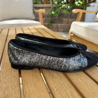 Chanel ballet flat silver - Gem