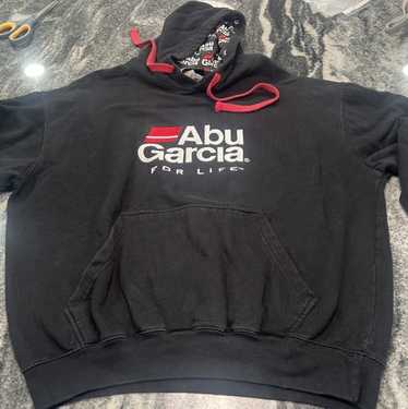 Abu Garcia ブラック パーカー Mサイズ アブガルシア Abu Garcia パーカー トレーナー/M 黒本当に 安