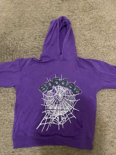 Sp5der Spider worldwide パーカー　パープル Sp5der Spider worldwide パーカー パープル