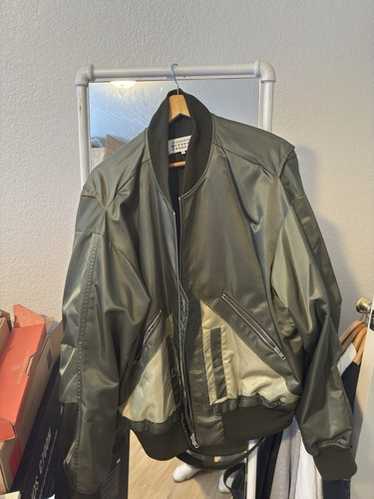 ☆人気【MAISON MARGIELA】☆SAGE GREEN NYLON PADDED JACKET☆ Протагонист стор | MAISON MARGIELA NYLON RIPSTOP JACKET