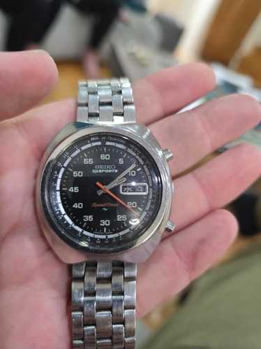 SEIKO 5 SPORTS SPEED TIMER 1975年製 1975 Seiko 5 Sports Speedtimer Flyback Chronograph (Ref