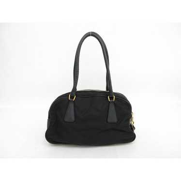 バッグ PRADA Leather Bowling Bag (Vintage) Prada Leather Travel Bag