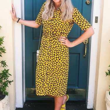 M sunflower printed midi - Gem