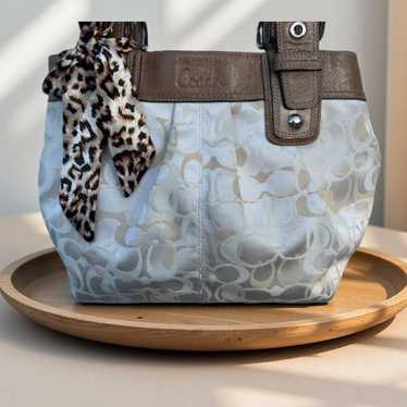 バッグ Coach Soho Optic Signature Hand Bag Coach soho optic signature - Gem