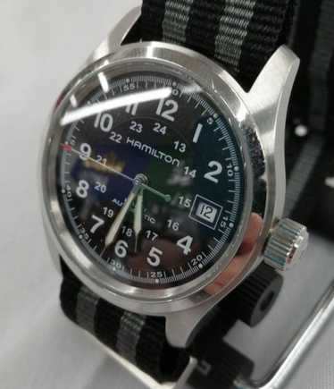 美品 HAMILTON khaki automatic H704450 OH済 Hamilton Khaki H704450 38mm Yellow Dial Automatic Men's