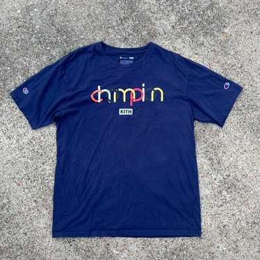 トップス KITH champion Kith Champion Double Logo Crewneck Heather Grey - SS18 - US